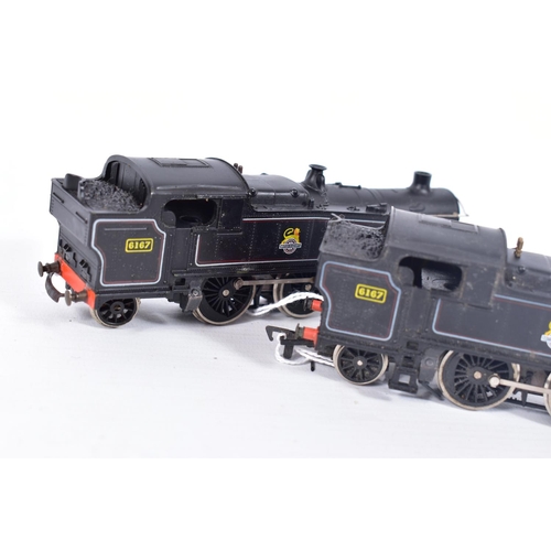 26 - FOUR BOXED AIRFIX OO GAUGE LOCOMOTIVES, all in playworn condition, 2 x class 4F No.4454, black liver... 