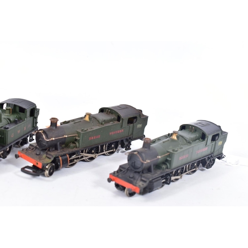 27 - FIVE BOXED AIRFIX OO GAUGE G.W.R. LOCOMOTIVES, all in playworn condition, 2 x class 61XX tank locomo... 