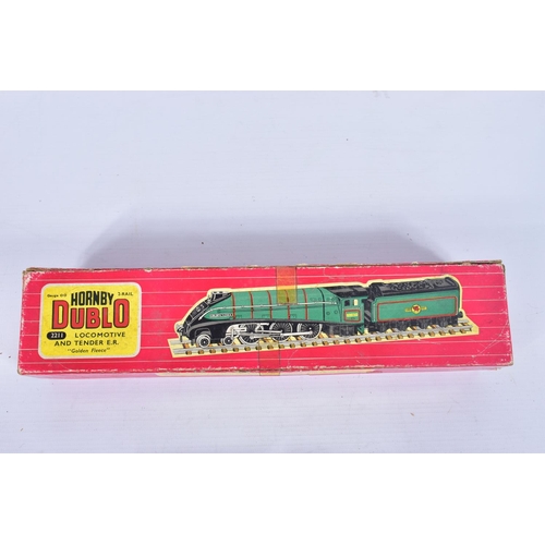 3 - A BOXED HORNBY DUBLO A4 CLASS LOCOMOTIVE, 'Golden Fleece' No.60030, B.R. lined green livery (2211, m... 