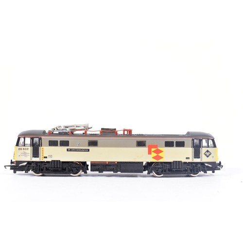 33 - THREE BOXED HORNBY RAILWAYS OO GAUGE CLASS 86 LOCOMOTIVES, all have been renamed and renumbered to a... 