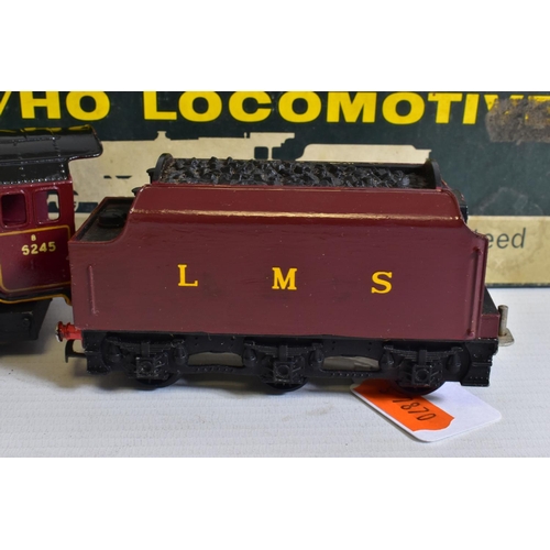 52 - A BOXED TRI-ANG WRENN OO GAUGE DUCHESS CLASS LOCOMOTIVE, 'City of London' No.6245, L.M.S. maroon liv... 