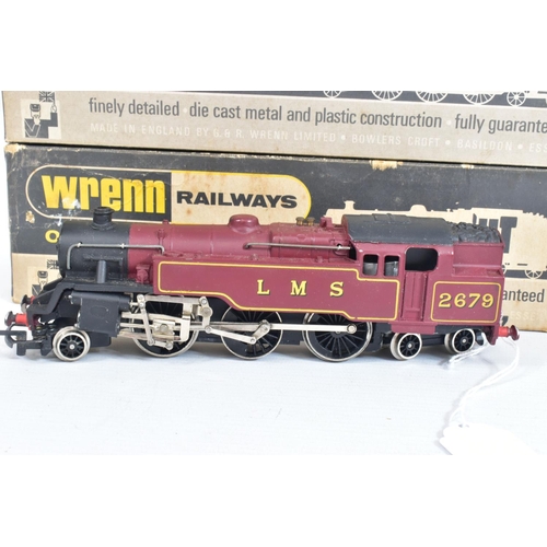 54 - TWO BOXED WRENN OO GAUGE L.M.S. TANK LOCOMOTIVES, class 4MT No.2679 (W2219), class N2 No.2274 (W2214... 