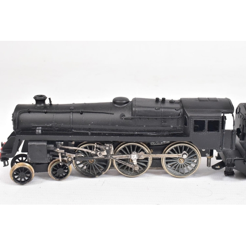 60 - TWO BOXED TRIX HO GAUGE STANDARD CLASS 5 LOCOMOTIVES, No.73000, B.R. lined black livery, with a simi... 