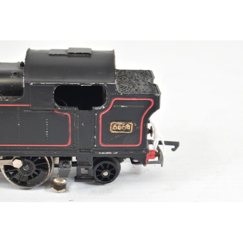 61 - THREE BOXED TRIX HO GAUGE TANK LOCOMOTIVES, Collett class 56XX No.6664, B.R. lined black livery (F10... 