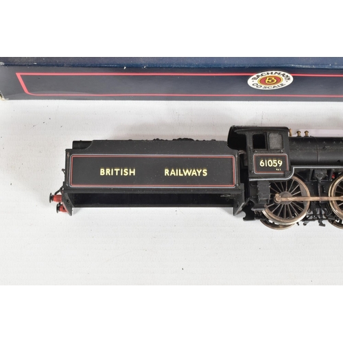 62 - TWO BOXED BACHMANN OO GAUGE LOCOMOTIVES, unnumbered class J39, plain black livery (ex No.64958?) (31... 