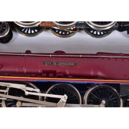 7 - THREE BOXED HORNBY DUBLO DUCHESS CLASS LOCOMOTIVES, all have been repainted, renumbered and renamed ... 