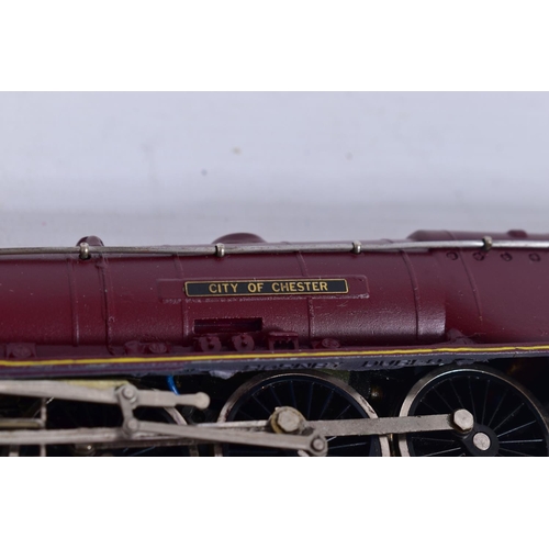 7 - THREE BOXED HORNBY DUBLO DUCHESS CLASS LOCOMOTIVES, all have been repainted, renumbered and renamed ... 