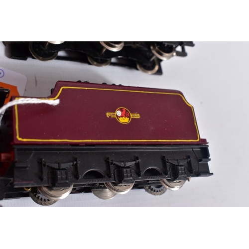 7 - THREE BOXED HORNBY DUBLO DUCHESS CLASS LOCOMOTIVES, all have been repainted, renumbered and renamed ... 