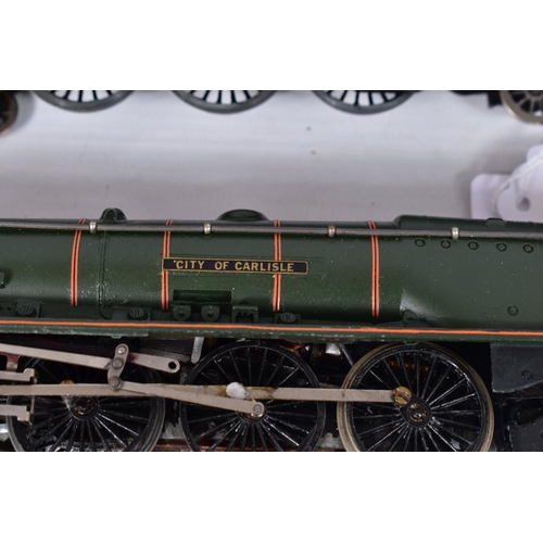 9 - THREE BOXED HORNBY DUBLO DUCHESS CLASS LOCOMOTIVES, all have been repainted, renumbered and renamed ... 