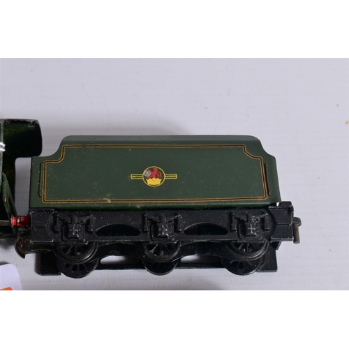 9 - THREE BOXED HORNBY DUBLO DUCHESS CLASS LOCOMOTIVES, all have been repainted, renumbered and renamed ... 