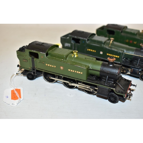 65 - THREE BOXED GRAHAM FARISH OO GAUGE CLASS 81XX PRAIRIE TANK LOCOMOTIVES, 2 x No.8103, the other renum... 