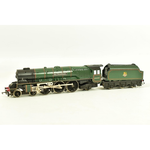 71 - THREE BOXED HORNBY RAILWAYS OO GAUGE DUCHESS CLASS LOCOMOTIVES, all have been repainted and/or renam... 