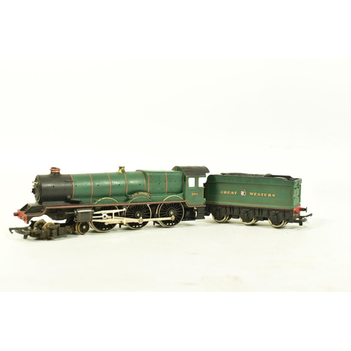 75 - FOUR BOXED HORNBY OO GAUGE LOCOMOTIVES OF G.W.R. ORIGIN, renamed and renumbered 'County' class 'Coun... 