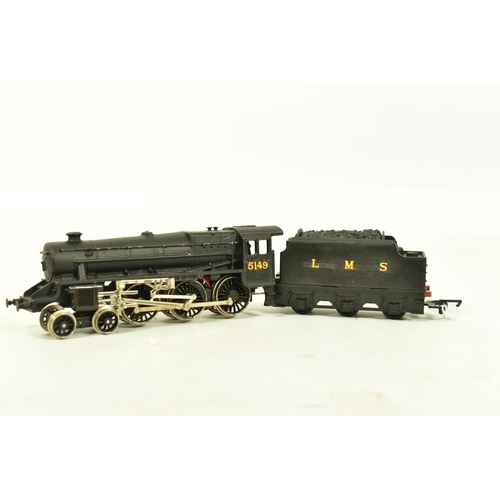 77 - THREE BOXED HORNBY RAILWAYS OO GAUGE L.M.S. LOCOMOTIVES, class 2P No.690 (R450), Black 5 class No.51... 