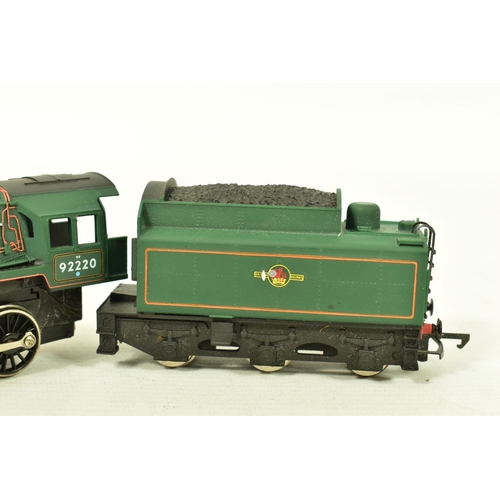 80 - FIVE BOXED HORNBY RAILWAYS OO GAUGE B.R. LOCOMOTIVES, three Britannia class 2 x 'Britannia' No.70000... 