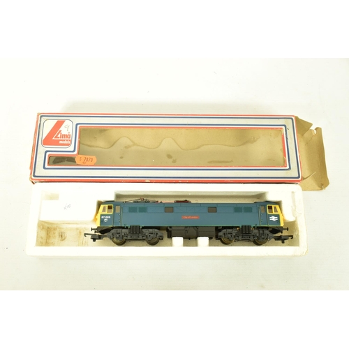 85 - FIVE BOXED LIMA OO GAUGE CLASS 87 LOCOMOTIVES, 3 x 'City of London' No.87 005 (L205125), one with na... 