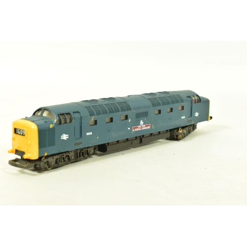 87 - FOUR BOXED LIMA OO GAUGE CLASS 55 DELTIC LOCOMOTIVES, 2 x 'Meld' No.D9003, B.R. two tone green liver... 