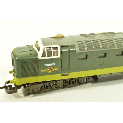 87 - FOUR BOXED LIMA OO GAUGE CLASS 55 DELTIC LOCOMOTIVES, 2 x 'Meld' No.D9003, B.R. two tone green liver... 