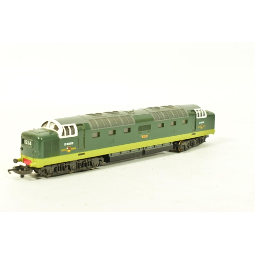 87 - FOUR BOXED LIMA OO GAUGE CLASS 55 DELTIC LOCOMOTIVES, 2 x 'Meld' No.D9003, B.R. two tone green liver... 