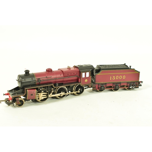 93 - FOUR BOXED LIMA OO GAUGE LOCOMOTIVES, 2 x Crab class No.13000, L.M.S. maroon livery (L205119) and No... 