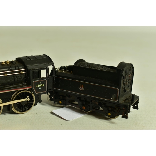 96 - FIVE BOXED MAINLINE OO GAUGE STANDARD CLASS 4 LOCOMOTIVES, 2 x No.75001, B.R. lined green livery (37... 