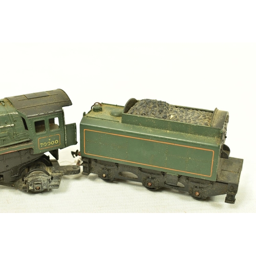 109 - FIVE BOXED TRI-ANG OO GAUGE LOCOMOTIVES, renumbered and renamed Battle of Britain class '602 Squadro... 