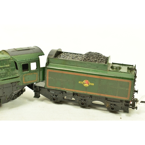 109 - FIVE BOXED TRI-ANG OO GAUGE LOCOMOTIVES, renumbered and renamed Battle of Britain class '602 Squadro... 