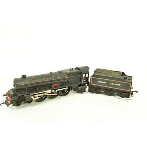 109 - FIVE BOXED TRI-ANG OO GAUGE LOCOMOTIVES, renumbered and renamed Battle of Britain class '602 Squadro... 