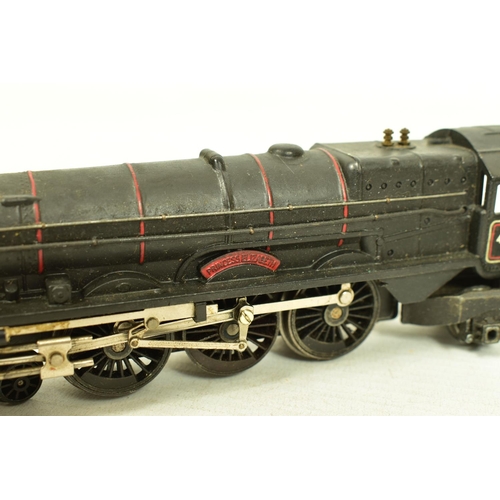 109 - FIVE BOXED TRI-ANG OO GAUGE LOCOMOTIVES, renumbered and renamed Battle of Britain class '602 Squadro... 