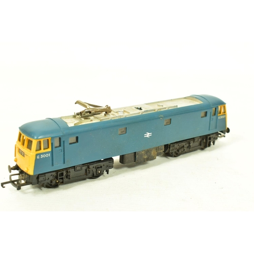 113 - THREE BOXED TRI-ANG OO GAUGE AL1/CLASS 81 LOCOMOTIVES, No.E3001, B.R. blue livery (R753), all in lig... 