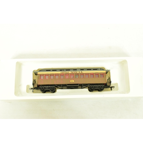 122 - A BOXED AIRFIX/BACHMANN HO GAUGE AMERICAN OUTLINE LOCOMOTIVE, repainted unnumbered W & A R R black l... 