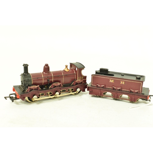 136 - FOUR BOXED CONSTRUCTED OO GAUGE M.R. LOCOMOTIVE KITS, 2 x K's Kits Kirtley No.158, M.R. maroon liver... 