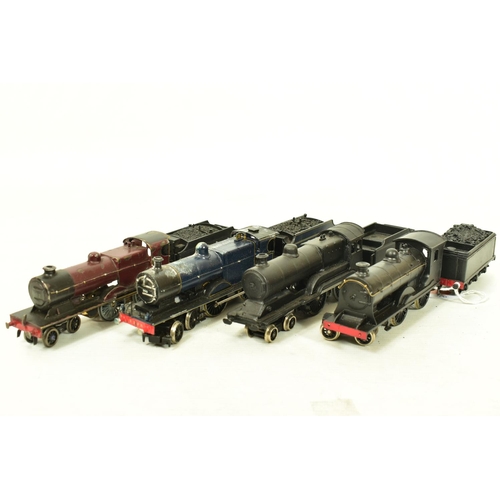 137 - FOUR BOXED CONSTRUCTED OO GAUGE LOCOMOTIVE KITS, GEM North British Scott, unmarked black livery (GM3... 