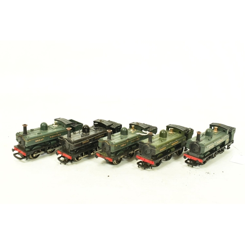 142 - FIVE BOXED HORNBY OO GAUGE G.W.R. CLASS 2721 PANNIER TANK LOCOMOTIVES, No.2730 (R760B), No.2747 (R15... 