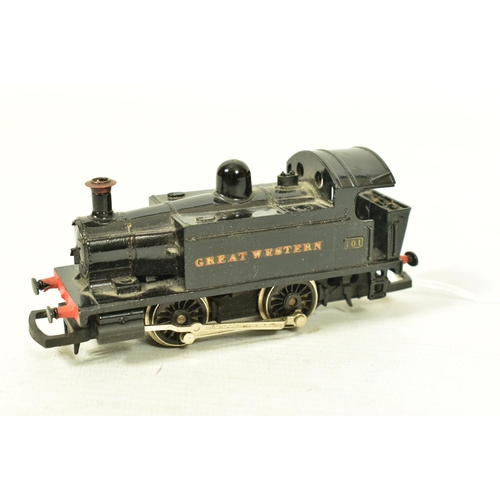 143 - SIX BOXED HORNBY OO GAUGE G.W.R. CLASS 101 HOLDEN TANK LOCOMOTIVES, all No.101, G.W.R. green livery ... 