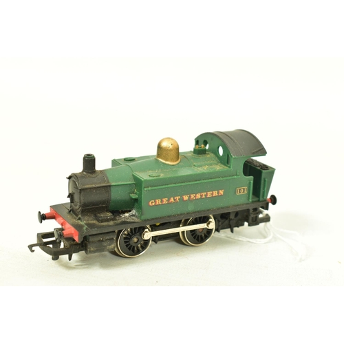 143 - SIX BOXED HORNBY OO GAUGE G.W.R. CLASS 101 HOLDEN TANK LOCOMOTIVES, all No.101, G.W.R. green livery ... 