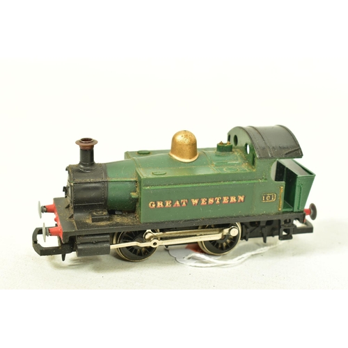 143 - SIX BOXED HORNBY OO GAUGE G.W.R. CLASS 101 HOLDEN TANK LOCOMOTIVES, all No.101, G.W.R. green livery ... 