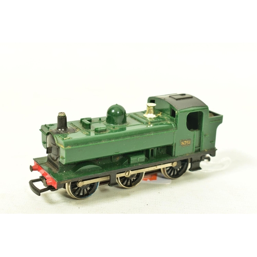 144 - FIVE BOXED HORNBY OO GAUGE G.W.R. CLASS 57XX PANNIER TANK LOCOMOTIVES, all No.8751 or unnumbered gre... 