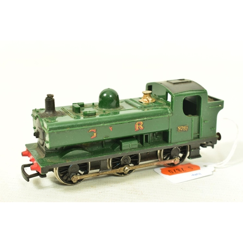 144 - FIVE BOXED HORNBY OO GAUGE G.W.R. CLASS 57XX PANNIER TANK LOCOMOTIVES, all No.8751 or unnumbered gre... 