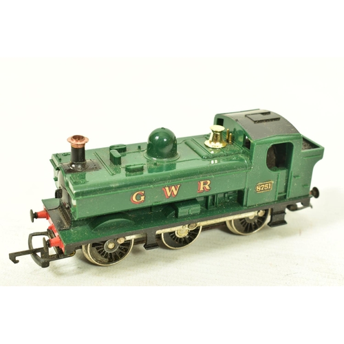 144 - FIVE BOXED HORNBY OO GAUGE G.W.R. CLASS 57XX PANNIER TANK LOCOMOTIVES, all No.8751 or unnumbered gre... 