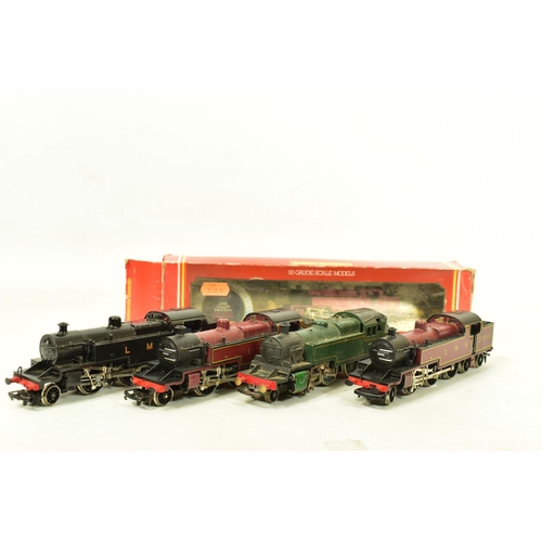 145 - FOUR BOXED TRI-ANG AND HORNBY OO GAUGE TANK LOCOMOTIVES, Tri-ang Standard class 3 No.82004, Dublo va... 