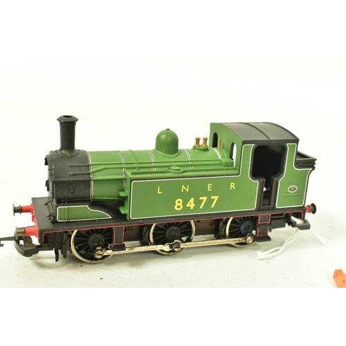 149 - THREE BOXED MAINLINE AND HORNBY OO GAUGE L.N.E.R. TANK LOCOMOTIVES,  Mainline class J72, No. 581 (37... 