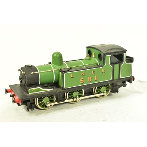 149 - THREE BOXED MAINLINE AND HORNBY OO GAUGE L.N.E.R. TANK LOCOMOTIVES,  Mainline class J72, No. 581 (37... 