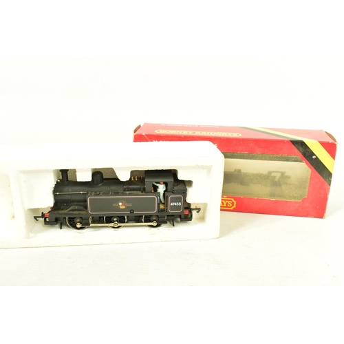 152 - SEVEN BOXED HORNBY OO GAUGE CLASS 3F JINTY TANK LOCOMOTIVES, renumbered No.7561, L.M.S. plain black ... 