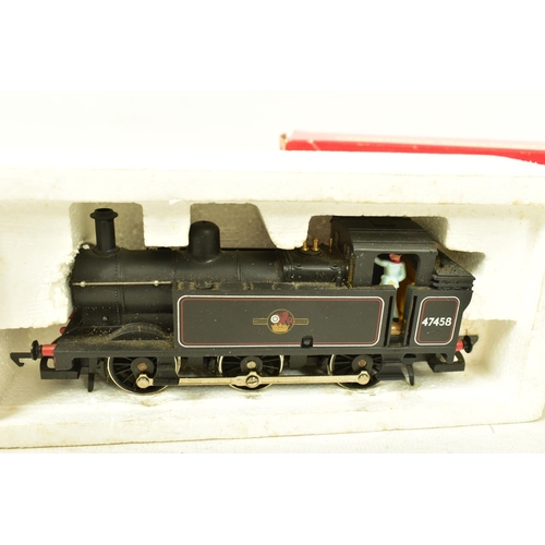 152 - SEVEN BOXED HORNBY OO GAUGE CLASS 3F JINTY TANK LOCOMOTIVES, renumbered No.7561, L.M.S. plain black ... 