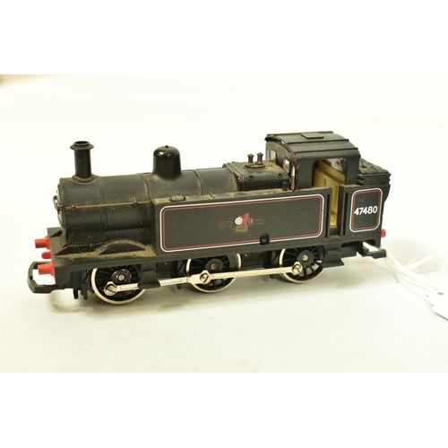 152 - SEVEN BOXED HORNBY OO GAUGE CLASS 3F JINTY TANK LOCOMOTIVES, renumbered No.7561, L.M.S. plain black ... 