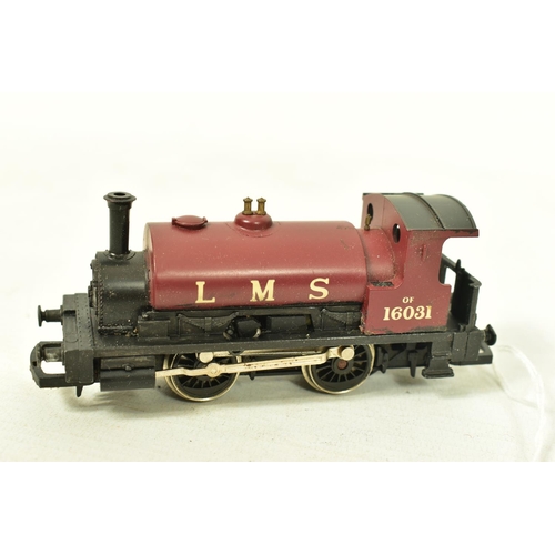 154 - FIVE BOXED HORNBY OO GAUGE CLASS 0F PUG SADDLE TANK LOCOMOTIVES, No.16030, L.M.S. black livery (R337... 