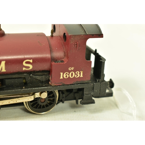 154 - FIVE BOXED HORNBY OO GAUGE CLASS 0F PUG SADDLE TANK LOCOMOTIVES, No.16030, L.M.S. black livery (R337... 