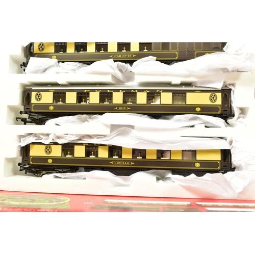 161 - A BOXED HORNBY RAILWAYS OO GAUGE TORNADO PULLMAN EXPRESS TRAIN SET, No.R1169, comprising A1 Trust lo... 