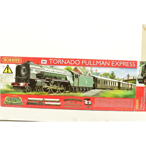 161 - A BOXED HORNBY RAILWAYS OO GAUGE TORNADO PULLMAN EXPRESS TRAIN SET, No.R1169, comprising A1 Trust lo... 